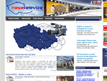 Tablet Screenshot of nasetelevize.cz
